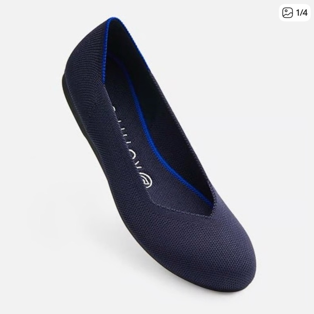 EUC Rothy's The Maritime Flat - Navy Blue | Size 7 - Picture 2 of 6